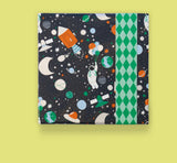 Space - harlequin green cadeaupapier 70 x 300 cm