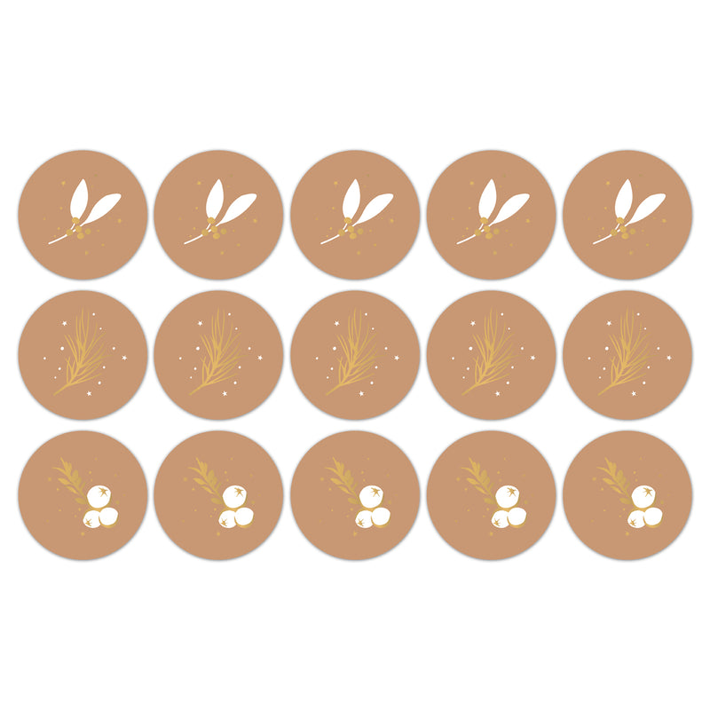 Let's Decorate Caramel Stickers 12 st
