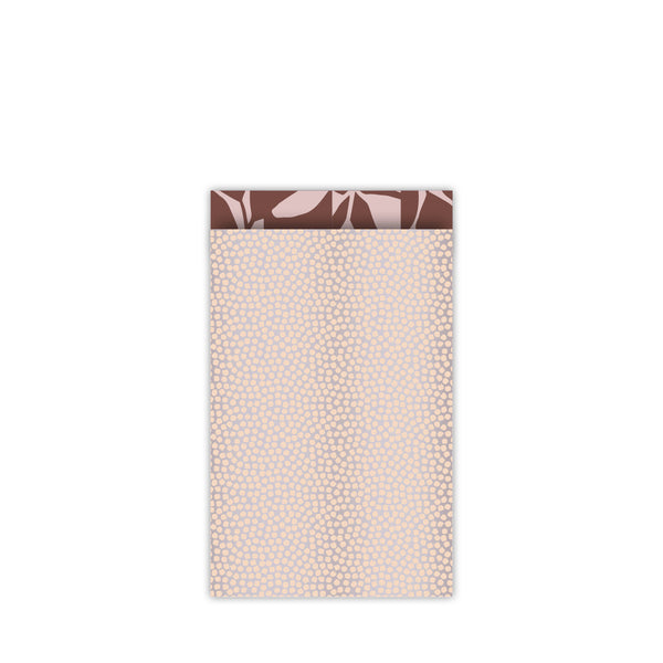 Vlakke zak M - Cozy Cubes 12 x 19 cm - 5 st