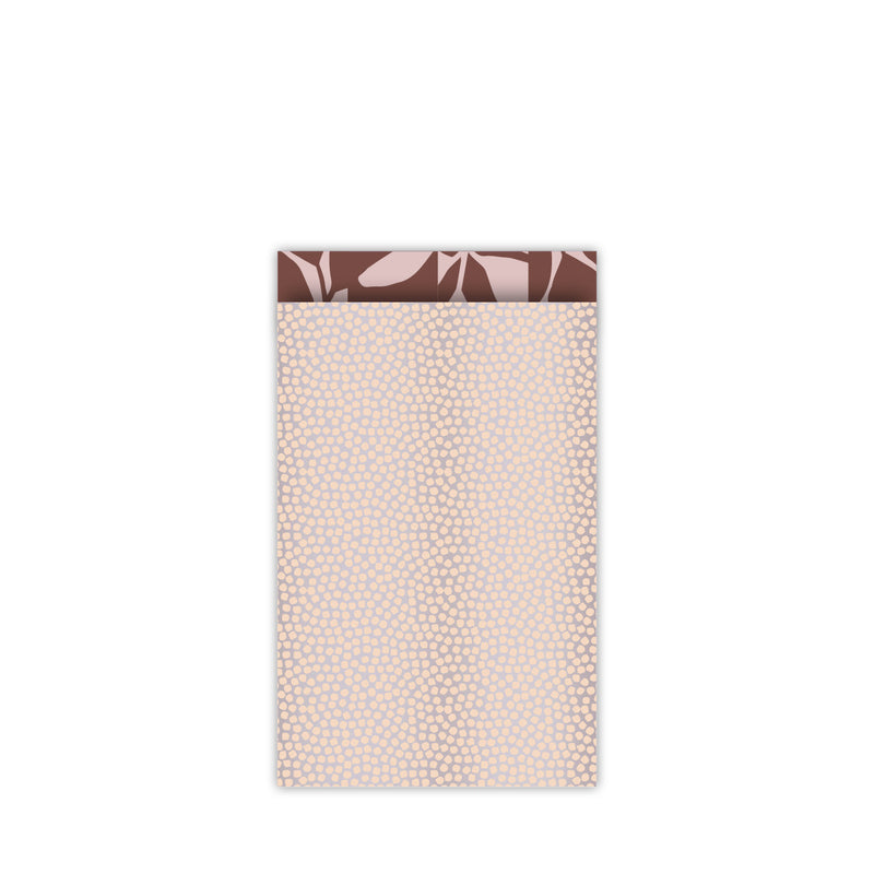 Vlakke zak M - Cozy Cubes 12 x 19 cm - 5 st