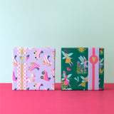 Fairy Tale Jade Blue/Lilac Cadeaupapier 70 x 300 cm
