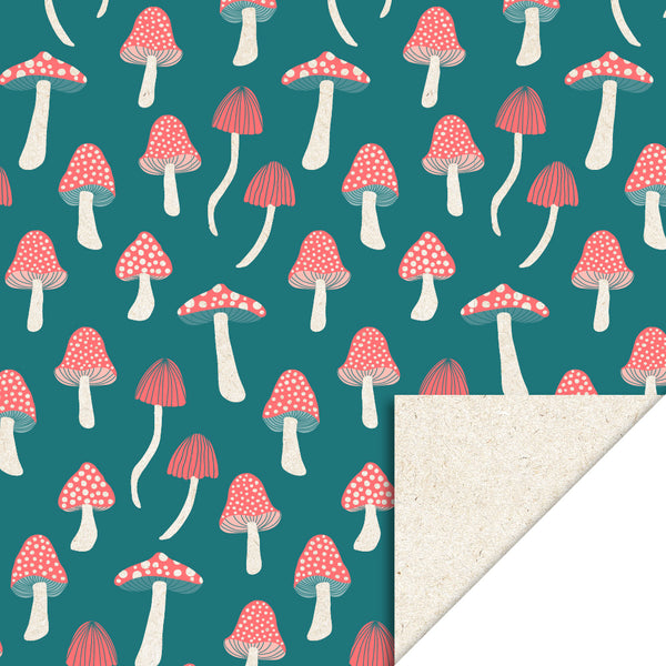 Mushrooms Cadeaupapier 70 x 300 cm