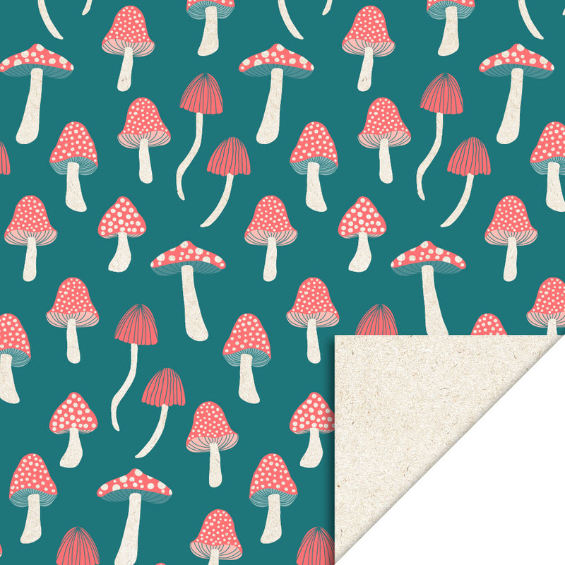 Mushrooms Cadeaupapier 70 x 300 cm