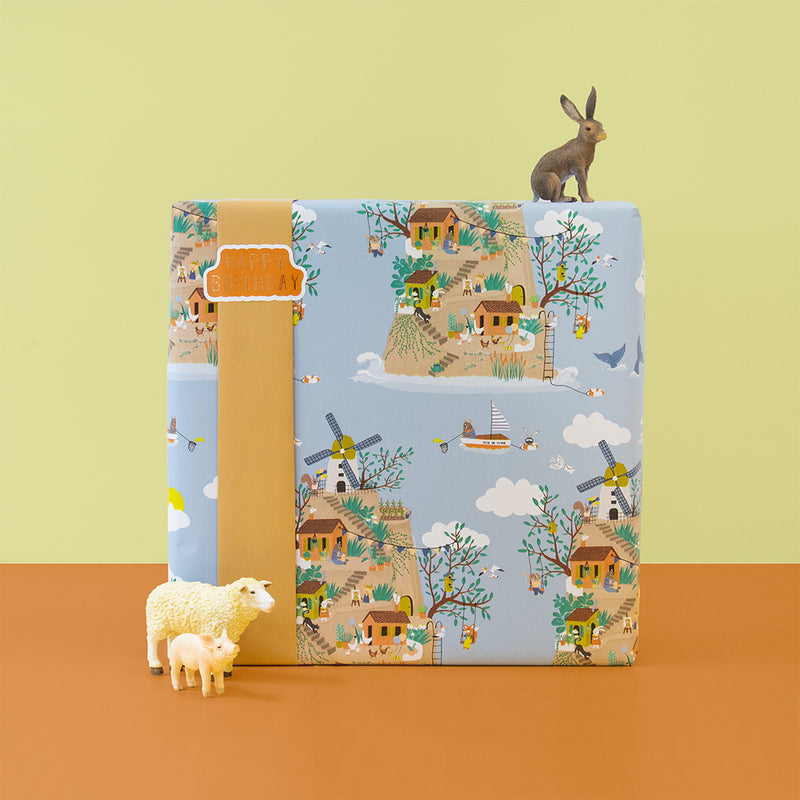 World - Taupe Cadeaupapier 70 x 300 cm