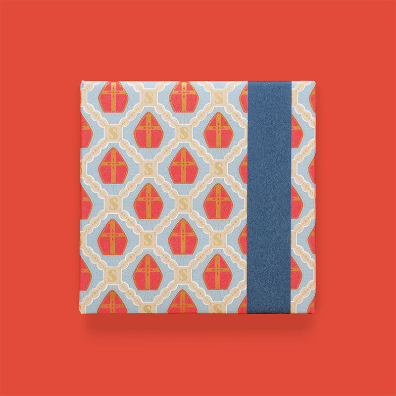 Sint - Mijter Blue - Dark Blue Cadeaupapier 70 x 300 cm