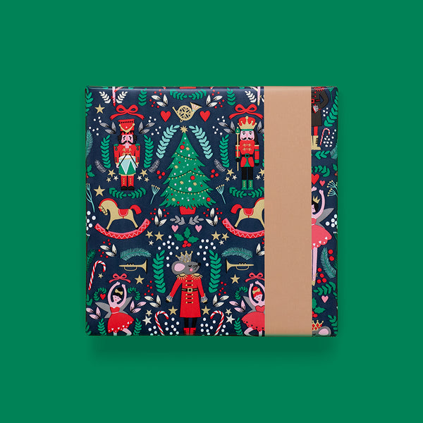 X-mas - Nutcracker - Nude Cadeaupapier 70 x 300 cm