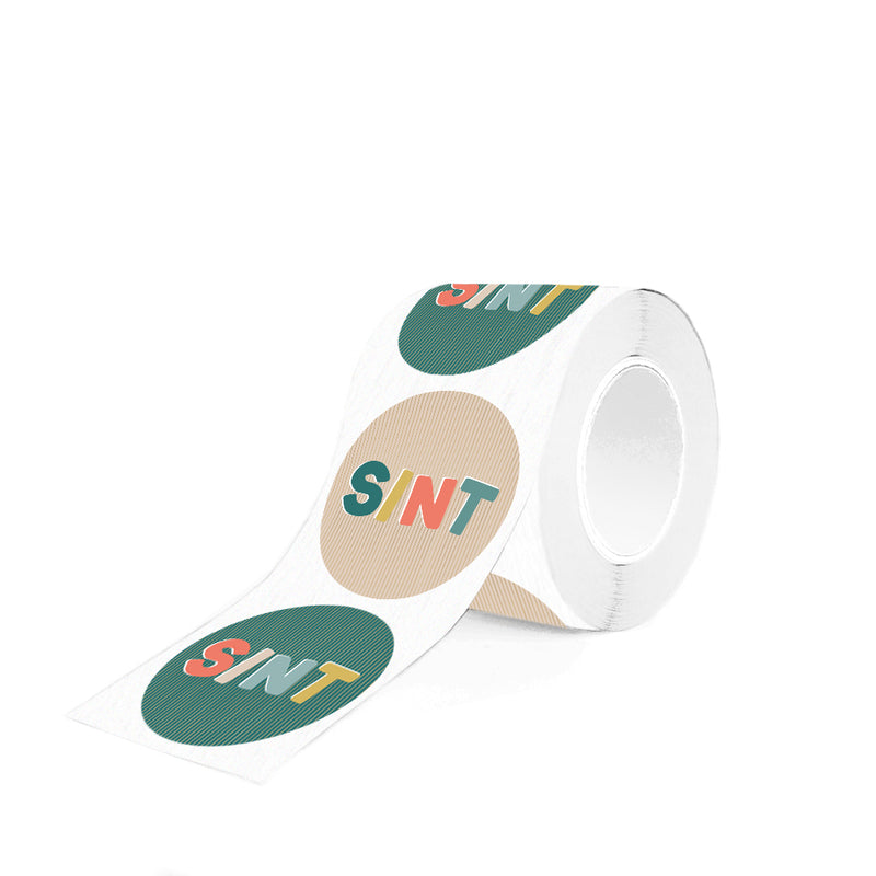 Stickers - Sint Letters Goud