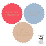 Sint Stickers Multi - Liefs Goud 12 st
