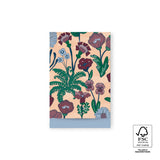 Vlakke zak M - Flowers Vintage - 12 x 19 cm - 5 st