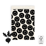 Vlakke zak L - Smiles - 17 x 25 cm - 5 st
