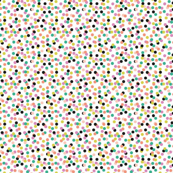 Blokbodemzak L - Small Confetti - 27 x 15 x 34 cm - 2 st