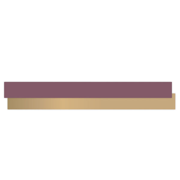 Paporlene - Uni Beet Red/Gold Lint 10 mm