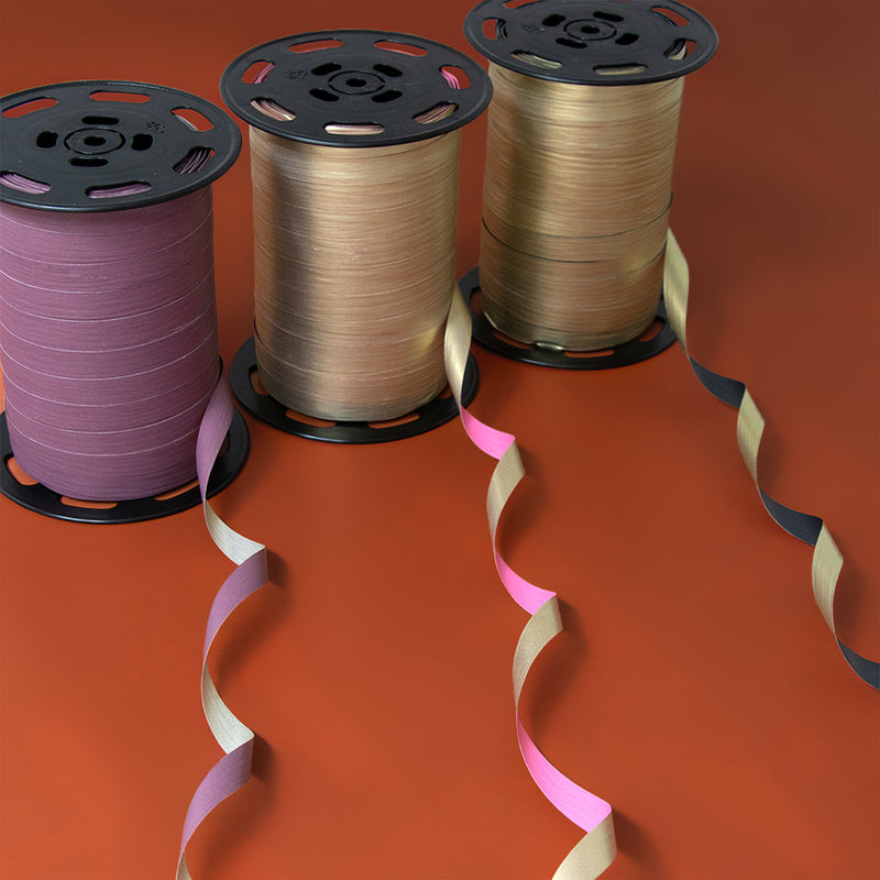 Paporlene - Uni Beet Red/Gold Lint 10 mm