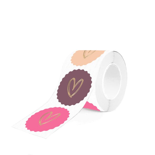 Goudfolie - Multi - Heart Gold - Warm 12 st