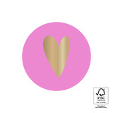 Heart - Bright Pink 10 st