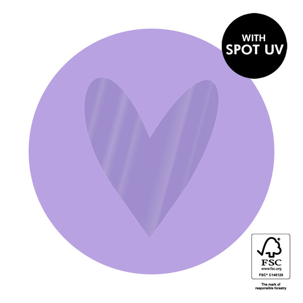 Hart Spot UV - Lilac - 10 st