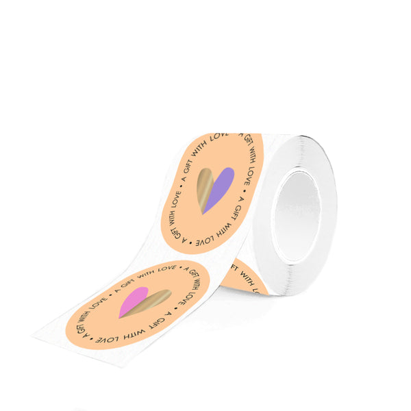 Duo - Oval Heart Gold 10 st