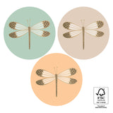 Goudfolie insects - 12 st