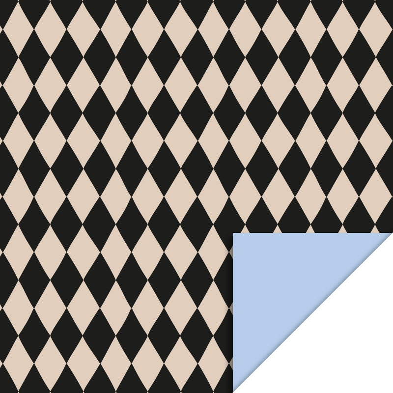 Stawberry Bright Salmon - Stripe Yellow Cadeaupapier 70 x 300 cm