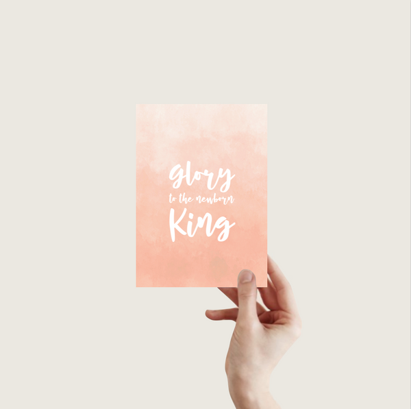 glory-newborn-king-ansichtkaart-a6