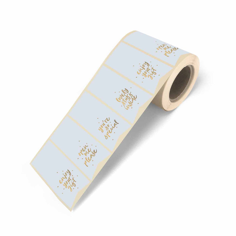 Goudfolie - Sweet Message Stickers 12 St