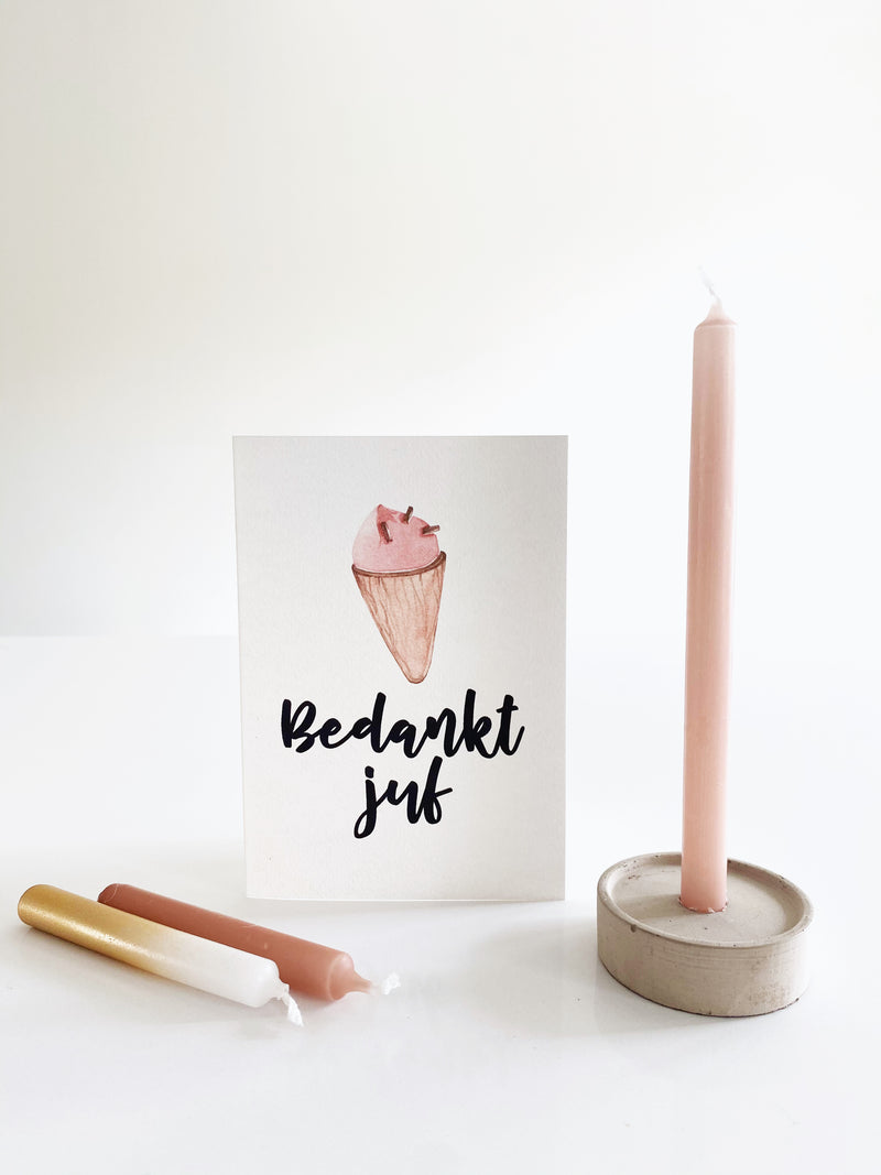 Cadeauset bedankt Kaarsen Set