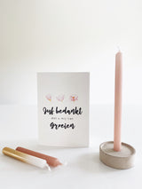 Cadeauset bedankt Kaarsen Set