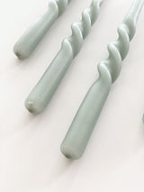 Dinerkaars Twisted - Dusty Green 2 st