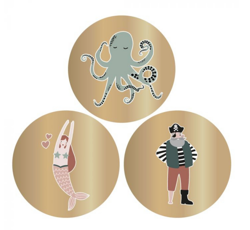 goudfolie-zee-stickers
