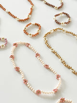 Kids Ketting + Armband Bloemen