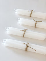 Kleine kaarsen lang - Wit Kaarsen Wit 4 st