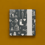 Sinterklaas - Sint Vintage Dark Blue cadeaupapier 70 x 300