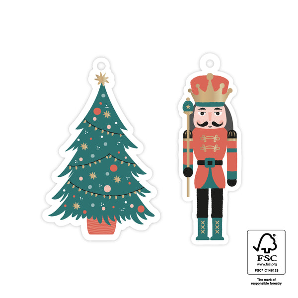 Labels - Tree / Nutcracker