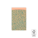 Vlakke zak M - Dots 12 x 19 cm - 5 st