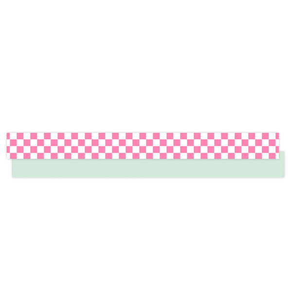 Paporlene - Roze - Check Lint 10 mm