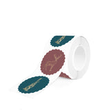 Goudfolie - Haas/Hert Rond Stickers 10 st