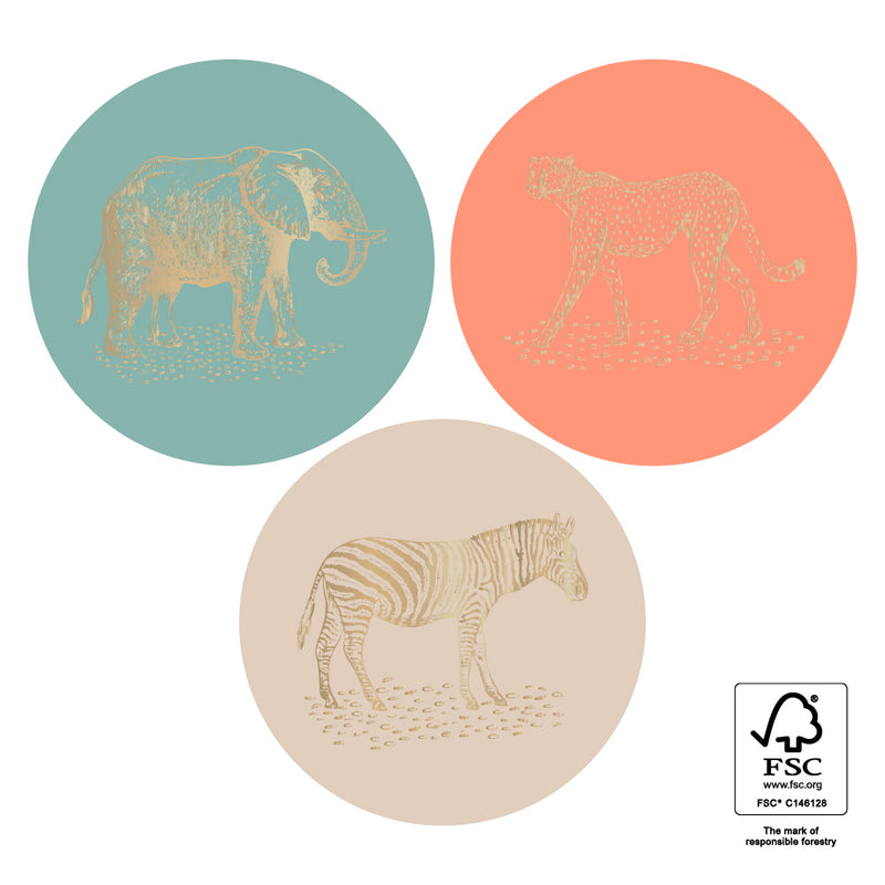 Goudfolie - Jungle Vintage Gold/Sweet Stickers 10 st