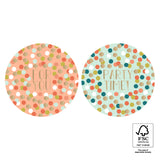 Goudfolie - Confetti Stickers Rond 10 st