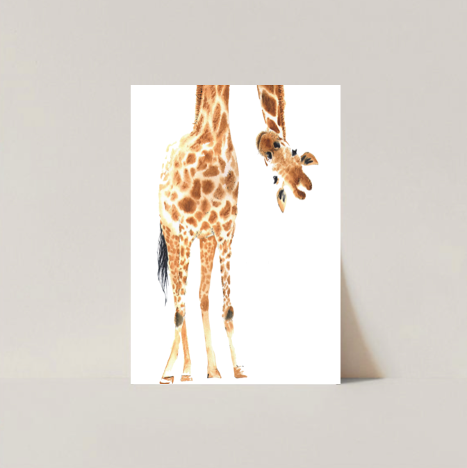 giraffe-poster-a4