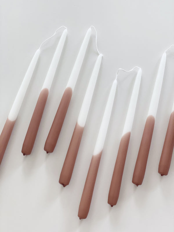 Tweelingkaars Dip Dye - Brick Kaars Brick