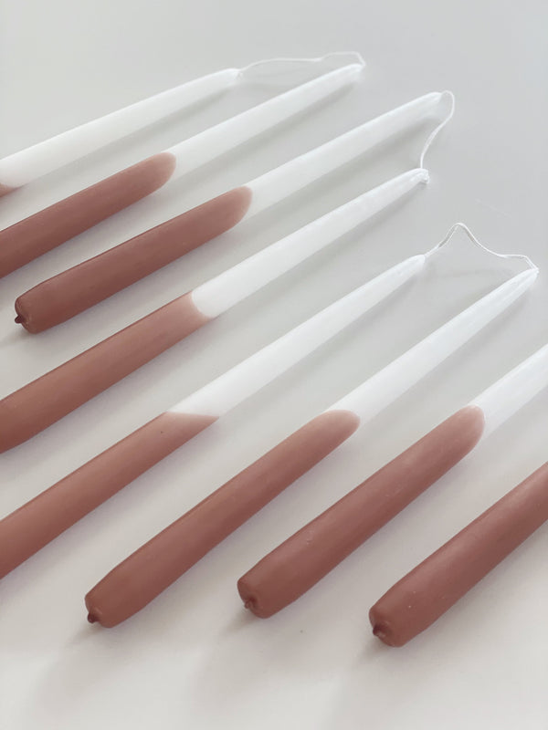 tweelingkaars-dip-dye-brick