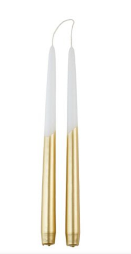 tweelingkaars-dip-dye-goud