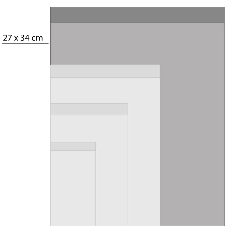 Vlakke zak XL - Acrobaat Sinterklaas Inpakzak 27 x 34 cm - 5 st
