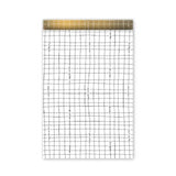 Vlakke zak M - Wit Grid Goud Inpakzak 12 x 19 cm - 5 st