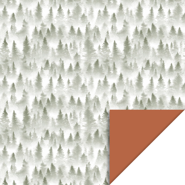 Kerst Forest Cadeaupapier 70 x 300 cm